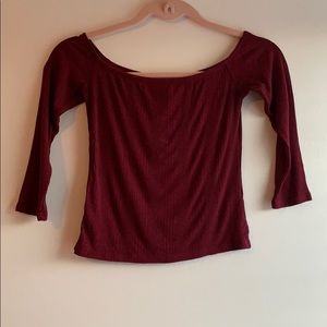Maroon Top